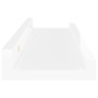 Wall shelves 4 units glossy white 40x9x3 cm by vidaXL, Shelves and shelves - Ref: Foro24-326653, Price: 26,50 €, Discount: %