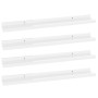 Wall shelves 4 units glossy white 60x9x3 cm by vidaXL, Shelves and shelves - Ref: Foro24-326654, Price: 31,33 €, Discount: %