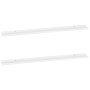 Wall shelves 2 units white 115x9x3 cm by vidaXL, Shelves and shelves - Ref: Foro24-326659, Price: 26,99 €, Discount: %