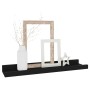 Wall shelves 4 units black 40x9x3 cm by vidaXL, Shelves and shelves - Ref: Foro24-326667, Price: 27,10 €, Discount: %