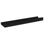 Wall shelves 4 units black 40x9x3 cm by vidaXL, Shelves and shelves - Ref: Foro24-326667, Price: 27,10 €, Discount: %