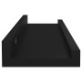 Wall shelves 4 units black 40x9x3 cm by vidaXL, Shelves and shelves - Ref: Foro24-326667, Price: 27,10 €, Discount: %