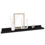 Wall shelves 4 units black 60x9x3 cm by vidaXL, Shelves and shelves - Ref: Foro24-326668, Price: 30,40 €, Discount: %