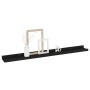 Wall shelves 4 units black 80x9x3 cm by vidaXL, Shelves and shelves - Ref: Foro24-326669, Price: 36,00 €, Discount: %