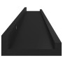 Wall shelves 4 units black 80x9x3 cm by vidaXL, Shelves and shelves - Ref: Foro24-326669, Price: 36,00 €, Discount: %