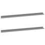 Wall shelves 2 units gray 115x9x3 cm by vidaXL, Shelves and shelves - Ref: Foro24-326673, Price: 30,64 €, Discount: %