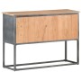 Solid acacia wood sideboard in gray, 100x30x70 cm by vidaXL, Sideboards - Ref: Foro24-323502, Price: 198,80 €, Discount: %