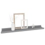 Wall shelves 4 units gray 60x9x3 cm by vidaXL, Shelves and shelves - Ref: Foro24-326675, Price: 32,15 €, Discount: %