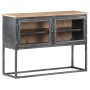 Solid acacia wood sideboard in gray, 100x30x70 cm by vidaXL, Sideboards - Ref: Foro24-323502, Price: 198,80 €, Discount: %