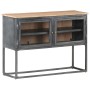 Solid acacia wood sideboard in gray, 100x30x70 cm by vidaXL, Sideboards - Ref: Foro24-323502, Price: 198,80 €, Discount: %