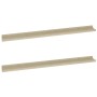 Wall shelves 2 units Sonoma oak 100x9x3 cm by vidaXL, Shelves and shelves - Ref: Foro24-326682, Price: 31,10 €, Discount: %