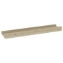 Wall shelves 4 units Sonoma oak 40x9x3 cm by vidaXL, Shelves and shelves - Ref: Foro24-326684, Price: 27,10 €, Discount: %