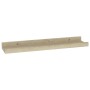 Wall shelves 4 units Sonoma oak 40x9x3 cm by vidaXL, Shelves and shelves - Ref: Foro24-326684, Price: 27,10 €, Discount: %