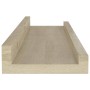 Wall shelves 4 units Sonoma oak 40x9x3 cm by vidaXL, Shelves and shelves - Ref: Foro24-326684, Price: 27,10 €, Discount: %