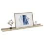 Wall shelves 2 units white and Sonoma oak 80x9x3 cm by vidaXL, Shelves and shelves - Ref: Foro24-326691, Price: 23,73 €, Disc...