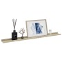 Wall shelves 4 units white and Sonoma oak 100x9x3 cm by vidaXL, Shelves and shelves - Ref: Foro24-326697, Price: 49,02 €, Dis...