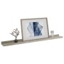 Wall shelves 2 units concrete gray 80x9x3 cm by vidaXL, Shelves and shelves - Ref: Foro24-326701, Price: 24,68 €, Discount: %