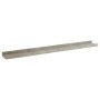 Wall shelves 2 units concrete gray 80x9x3 cm by vidaXL, Shelves and shelves - Ref: Foro24-326701, Price: 24,68 €, Discount: %