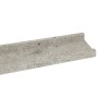 Wall shelves 2 units concrete gray 80x9x3 cm by vidaXL, Shelves and shelves - Ref: Foro24-326701, Price: 24,68 €, Discount: %