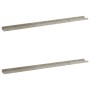 Wall shelves 2 units concrete gray 115x9x3 cm by vidaXL, Shelves and shelves - Ref: Foro24-326703, Price: 32,51 €, Discount: %