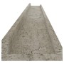 Wall shelves 2 units concrete gray 115x9x3 cm by vidaXL, Shelves and shelves - Ref: Foro24-326703, Price: 32,51 €, Discount: %