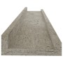 Wandregale 4 Einheiten betongrau 60x9x3 cm von vidaXL, Regale und Regale - Ref: Foro24-326705, Preis: 22,87 €, Rabatt: %