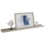 Wall shelves 4 units concrete gray 80x9x3 cm by vidaXL, Shelves and shelves - Ref: Foro24-326706, Price: 29,31 €, Discount: %