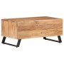 Mesa de centro madera maciza acacia borde natural 90x50x40 cm de vidaXL, Mesas de centro - Ref: Foro24-323520, Precio: 288,99...