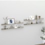 Wall shelves 4 units concrete gray 115x9x3 cm by vidaXL, Shelves and shelves - Ref: Foro24-326708, Price: 55,87 €, Discount: %