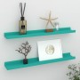 Wall shelves 2 units blue 60x9x3 cm by vidaXL, Shelves and shelves - Ref: Foro24-326710, Price: 12,87 €, Discount: %