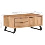 Mesa de centro madera maciza acacia borde natural 90x50x40 cm de vidaXL, Mesas de centro - Ref: Foro24-323520, Precio: 288,99...