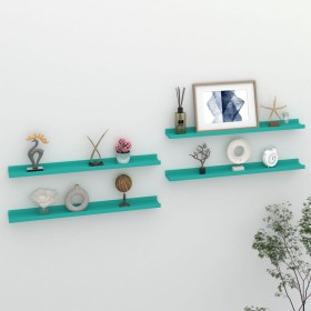 Wall shelves 4 units blue 80x9x3 cm by vidaXL, Shelves and shelves - Ref: Foro24-326716, Price: 26,99 €, Discount: %