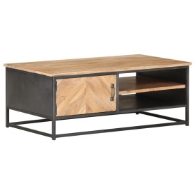 Mesa de centro de madera maciza de acacia 90x50x35 cm de vidaXL, Mesas de centro - Ref: Foro24-323526, Precio: 193,99 €, Desc...