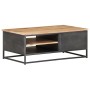 Mesa de centro de madera maciza de acacia 90x50x35 cm de vidaXL, Mesas de centro - Ref: Foro24-323526, Precio: 193,99 €, Desc...