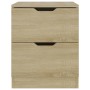 Sonoma oak engineered wood bedside table 40x40x50 cm by vidaXL, Nightstands - Ref: Foro24-326729, Price: 61,29 €, Discount: %