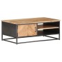 Mesa de centro de madera maciza de acacia 90x50x35 cm de vidaXL, Mesas de centro - Ref: Foro24-323526, Precio: 193,99 €, Desc...