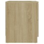 Mesitas noche 2 uds madera ingeniería roble Sonoma 40x40x50 cm de vidaXL, Mesitas de noche - Ref: Foro24-326730, Precio: 116,...