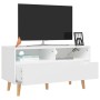 White plywood TV cabinet 90x40x48.5 cm by vidaXL, TV Furniture - Ref: Foro24-326777, Price: 93,75 €, Discount: %