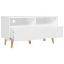 White plywood TV cabinet 90x40x48.5 cm by vidaXL, TV Furniture - Ref: Foro24-326777, Price: 93,75 €, Discount: %