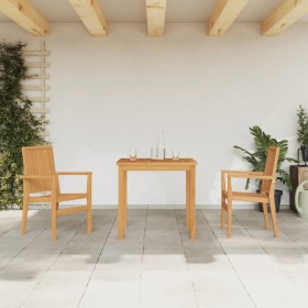 Garden dining set 3 pieces solid teak wood by vidaXL, Garden sets - Ref: Foro24-3157909, Price: 490,79 €, Discount: %