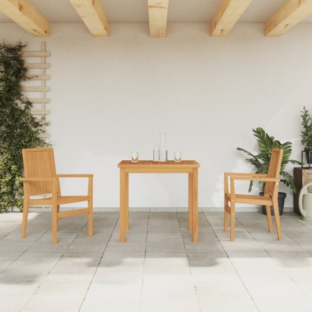 Garden dining set 3 pieces solid teak wood by vidaXL, Garden sets - Ref: Foro24-3157909, Price: 489,99 €, Discount: %