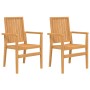 Garden dining set 3 pieces solid teak wood by vidaXL, Garden sets - Ref: Foro24-3157909, Price: 489,99 €, Discount: %