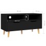 Mueble de TV madera de ingeniería negro 90x40x48,5 cm de vidaXL, Muebles TV - Ref: Foro24-326778, Precio: 93,75 €, Descuento: %