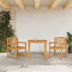 Garden dining set 3 pieces solid teak wood by vidaXL, Garden sets - Ref: Foro24-3157923, Price: 378,74 €, Discount: %