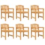 Garden dining set 7 pieces solid teak wood by vidaXL, Garden sets - Ref: Foro24-3157935, Price: 915,95 €, Discount: %