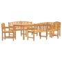 Juego de comedor para jardín 5 piezas madera maciza de teca de vidaXL, Conjuntos de jardín - Ref: Foro24-3157948, Precio: 1,0...