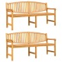 Garten-Essgruppe 3-teilig aus massivem Teakholz von vidaXL, Gartensets - Ref: Foro24-3157946, Preis: 923,54 €, Rabatt: %