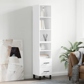 Tall white plywood sideboard 34.5x34x180 cm by vidaXL, Sideboards - Ref: Foro24-3189789, Price: 103,49 €, Discount: %