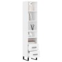 Tall white plywood sideboard 34.5x34x180 cm by vidaXL, Sideboards - Ref: Foro24-3189789, Price: 99,10 €, Discount: %