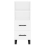 Tall white plywood sideboard 34.5x34x180 cm by vidaXL, Sideboards - Ref: Foro24-3189789, Price: 99,10 €, Discount: %